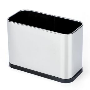 Universal Cat Litter Scoop Holder, Stainless Steel Kitty Litter Scooper Caddy for Litter Box, Durable Scoop Stand Metal Trash Container Suitable for Most Metal and Plastic Waste Scoops