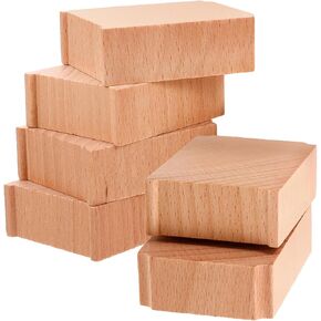 6Pcs Wooden Train Track Bridge Supports Wooden Elevation for Train Railway Accessories for Enhancing Train Track Layouts and Creating Elevated Bridges