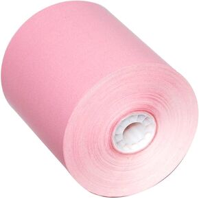 PM Company Thermal POS Rolls, 3 1/8 Inch x 230 feet, Pink, 50 Rolls per Carton (05214P)