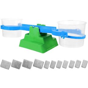 Kisangel 1set Boy Girl Balance Scale Educational Teaching Prop for Classroom Science Experiments Materials for Boys and Girls for Home and School Learning Activities