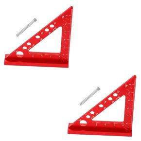 Woodworking Measuring Tool Precise Scale Ruler for Accurate Angles Center Finding for DIY Projects Beginners Compact Lightweight Design