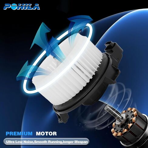 HVAC Heater Blower Motor Compatible with Dodge, Jeep - 2002-2008 Ram 1500, 2003-2009 Ram 2500/3500, Ram 4500/5500, 2002-2004 Grand Cherokee in Saudi Arabia