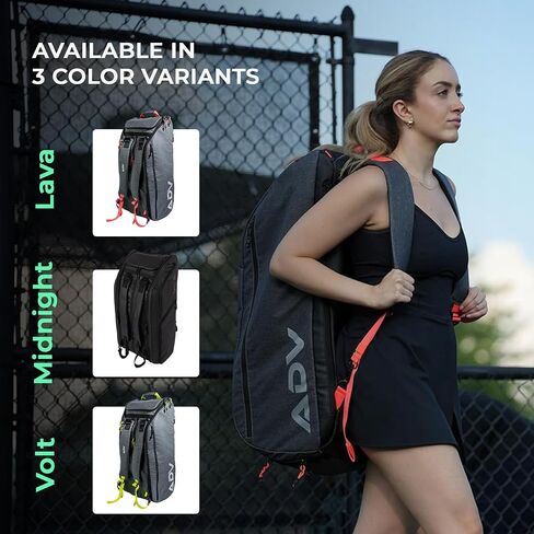 ADV Tennis Pro V3 - حقيبة ظهر للتنس وكرة البيسبول V2 - حقيبة ظهر مرنة in Kuwait