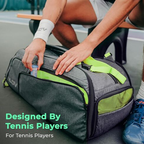 ADV Tennis Pro V3 - حقيبة ظهر للتنس وكرة البيسبول V2 - حقيبة ظهر مرنة in Kuwait