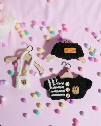 ملابس من أجل دمية 17 سم ملابس مع إكسسوارات مجموعة kawaii مجموعة الأرجواني (لا دمية) in Kuwait