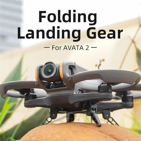 Avata 2 Foldable Landing Gear for DJI AVATA 2 Drone Quick Release Light Weight 12.5g Heighten Spider Leg Gimbal Protection Extended Kit Camera Quadcopter Accessories in Saudi Arabia