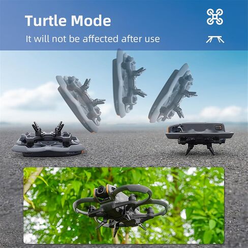 Avata 2 Foldable Landing Gear for DJI AVATA 2 Drone Quick Release Light Weight 12.5g Heighten Spider Leg Gimbal Protection Extended Kit Camera Quadcopter Accessories in Saudi Arabia