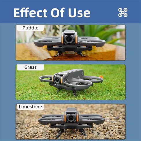 Avata 2 Foldable Landing Gear for DJI AVATA 2 Drone Quick Release Light Weight 12.5g Heighten Spider Leg Gimbal Protection Extended Kit Camera Quadcopter Accessories in Saudi Arabia
