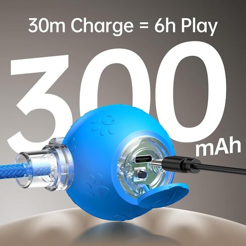 لعبة Cat Ball التفاعلية - 2025 لعبة Smart Rolling Cat مع ذيل لامع ، وإغاثة الملل المنشط للحركة للقطط الداخلية ، وتجنب شحن USB وتجنب العقبات in Kuwait