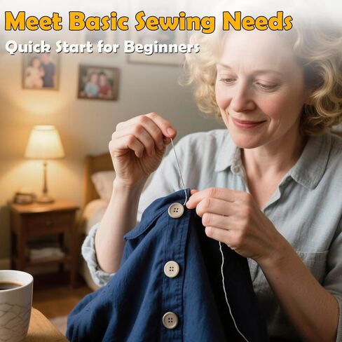 Portable Sewing Kit for Travel, Home & DIY – Complete Sewing Supplies with Thread, Needles, Scissors, Buttons, Measuring Tape – Perfect Gift for Beginners, Kids, Adults, Moms & Grandmas in Kuwait