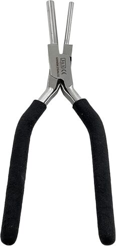 1 EA German Heavy Duty Bail Making Pliers 3MM/5MM-7MM/9MM Bail making pliers for consistent loops connectors -WITH NON-SLIP COMFORT GRIP HANDLE (SET OF 2 EACH-3MM/5MM+7MM/9MM) in Saudi Arabia