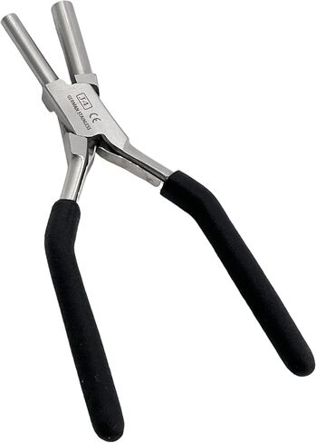 1 EA German Heavy Duty Bail Making Pliers 3MM/5MM-7MM/9MM Bail making pliers for consistent loops connectors -WITH NON-SLIP COMFORT GRIP HANDLE (SET OF 2 EACH-3MM/5MM+7MM/9MM) in Saudi Arabia
