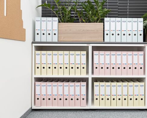 حزمة مميزة من 25 مجلدات A4/75 مم/7.5 سم/باستيل الوردي تغطية بلاستيكية PP/Paper/Slot Folder Folder Protection Metal Edge Protect in Kuwait