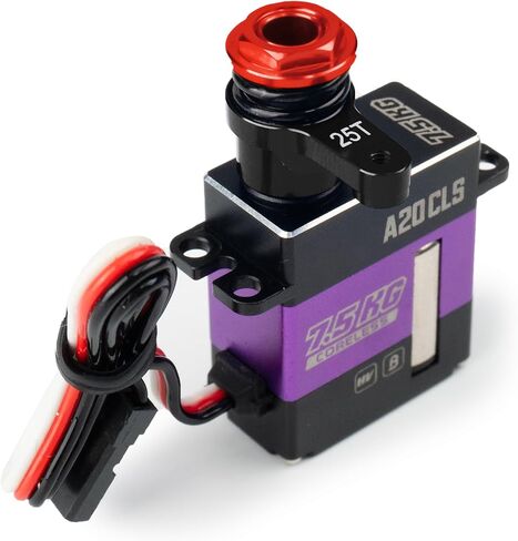 سبيكة الألومنيوم 25T Servo Horn مع أجزاء ترقية مدنية مدمجة لـ LOSI 1/18 MINI LMT 4WD 4x4 Monster RC Truck (RED) in Kuwait