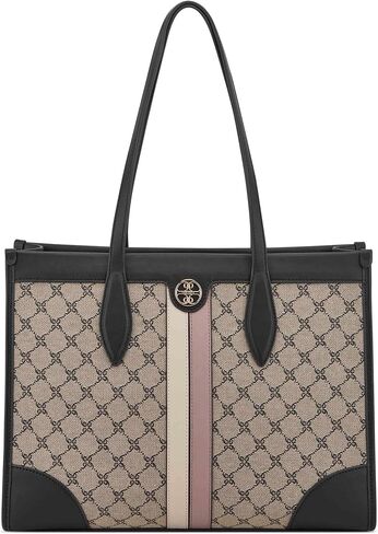 Nine West KYELLE Jet Set Tote, Mocha logomahogany in Saudi Arabia