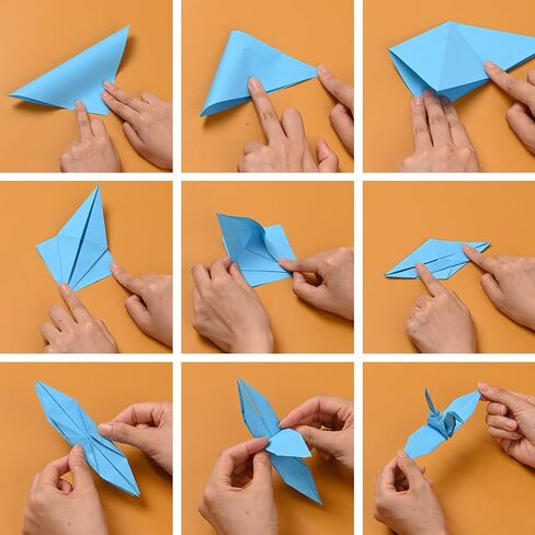 300 Sheets Origami Paper, 25 Colors Origami Paper 6x6, Double Sided Color 6" Square Oragami Paper for Scrapbook Decor, Folding Crafts Kids DIY School Arts Crafts in Saudi Arabia