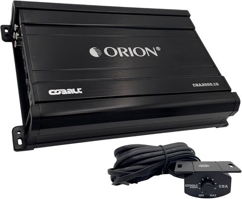 Orion Cobalt CBT2000.1D Monoblock 1-Channel Class D Amplifier for Car Subwoofer, 2000W Max, 1-Ohm Stable, Adjustable Low Pass & Subsonic Filter with Bass Boost, MOSFET Power Supply, Bass Knob Included in Saudi Arabia