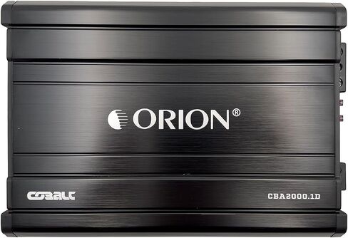 Orion Cobalt CBT2000.1D Monoblock 1-Channel Class D Amplifier for Car Subwoofer, 2000W Max, 1-Ohm Stable, Adjustable Low Pass & Subsonic Filter with Bass Boost, MOSFET Power Supply, Bass Knob Included in Saudi Arabia