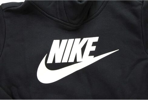 بلوفر بغطاء للرأس للفتيات من Nike NSW (الولايات المتحدة، ألفا، كبير، عادي، رمادي/وردي) in Kuwait