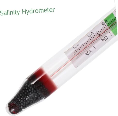 GLEAVI 5sets Hydrometer Water Salimeter for Accurate Sea Water Testing Aquarium Density Box Essential Tool for Fish Tank Aquatic Environments in Saudi Arabia