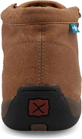Twisted X Men's Work Chukka Driving Moc, Distressed Saddle, 11 W in Saudi Arabia