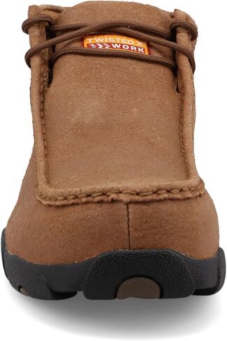 Twisted X Men's Work Chukka Driving Moc, Distressed Saddle, 11 W in Saudi Arabia