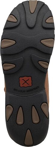 Twisted X Men's Work Chukka Driving Moc, Distressed Saddle, 11 W in Saudi Arabia