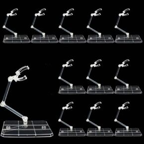 TEAMWILL 12pcs Adjustable Action Figure Display Holder Base Doll Model Support Stand