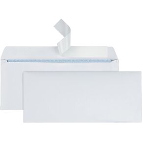Office Depot Clean Seal(TM) Security Envelopes, #10 (4 1/8in. x 9 1/2in.), White, Box Of 500, 12015