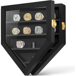 40 Graded Sport Card Display Case XL Baseball Card Display Case Wooden Wall Cabinet for Basketball Football Hockey Trading Cards Display Collectibles Souvenirs