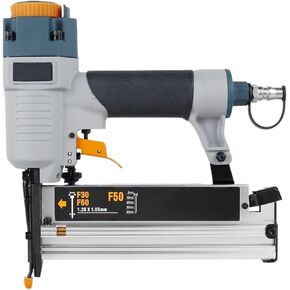 Oil-Free Pneumatic Staple Gun Heavy-Duty Stapler Pneumatic Nail Gun T50 F50 440k Small Fixed Nail Gun16Ga/18Ga Suitable for Furniture Wood Board Pneumatic Nail Gun