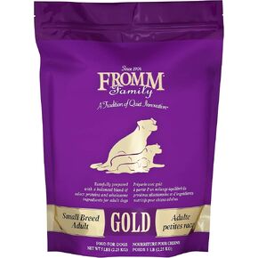 Fromm Small Breed Adult Gold Premium Dry Dog Food - Dry Adult Dog Food for Small Breeds - Chicken Recipe - 5 lb