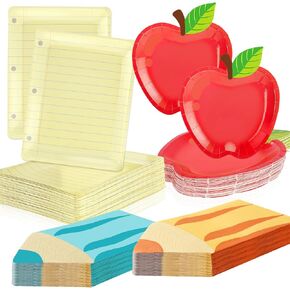 OuMuaMua Strawberry Birthday Decorations, 75 Pcs Disposable Fruit Paper Plates and Napkins Tableware Set for Summer Sweet One 1st Baby Shower Berry First Strawberry Themed Party Supplies, Serves 25