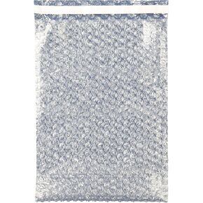 The Boxery 6x8.5" Clear Self-Sealing Bubble Out Bag Pouches -250 Pack- Bubble Cushion Wrap Bags for Packing, Storage, Moving, and Shipping fragile items