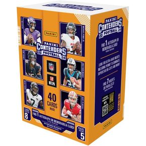 2024–25 Panini Contenders NFL Football Blaster Box – Official Trading Cards – Includes Blaster-Exclusive Parallels, Rookie Tickets & Inserts – Sealed Retail Box