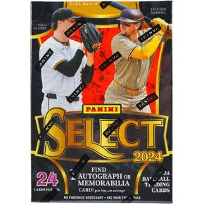2024 Panini Select Baseball 6-Pack Hobby Blaster Trading Card Box (Find 1 Autograph or Memorabilia Per Hobby Blaster)