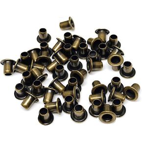 SIMAIYUN 200 Pcs 2mm Tiny Grommets Eyelets, Self Backing Eyelets for Bead Cores Clothes DIY Projects Crafters（Gold） in Kuwait