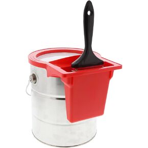 Can Holster | 1 Gallon Paint Can Brush Holder | Snaps in | Fits up to 3" Brush | Keeps Rim Free of Paint | Made in USA | 1 Pack