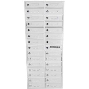 FixtureDisplays® 30-Slot 7" Wide Door Cellphone Charging Station Female USB Locker Storage Cabinet Fit Mini Pad Comupter 14X38X9" 15251