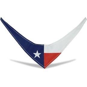 DolliBu Texas Flag Bandana Neck Scarf for Stuffed Animal - Cute Teddy Bear Costume Bandana Scarf, Patriotic Texan Accessory for Doll Bear Outfit, Neck Bandana for Stuffed Toy Dress Up - 10 inches
