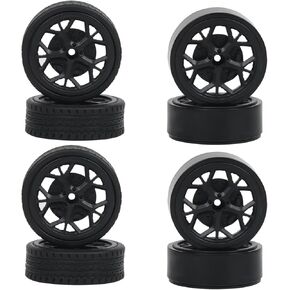 4-Pack Drift Tires Tyre and 4-Pack Racing Tyres Only Suitable iBliver iBlivers 1/14 RC Remote Control RC Drift Car