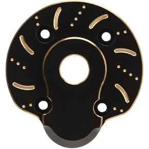 RC Brass Cover, Brass Outer Portal Drive Housing for SCX10 III AR45P 1/10 Axles