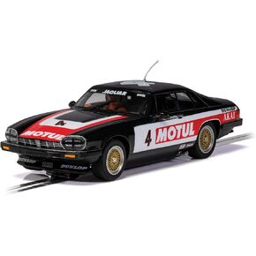 Scalextric Jaguar XJS Motul Spa 24 Hrs 1982 1:32 Slot Race Car C4261 Black, Red & White