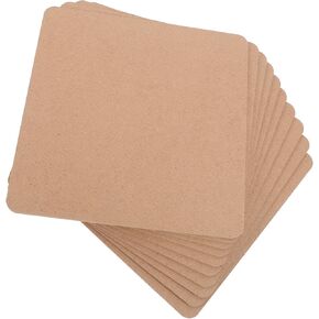 Housoutil 10pcs Clay Board Wood Pottery for Crafting and Clay Making Blank for Creative Projects and Artworks