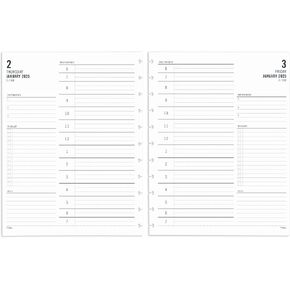 2025 TUL® Discbound Daily Planner Refill Pages, Letter Size, January To December