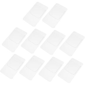 DOITOOL 10Pcs Shirt Pocket Protectors for Men Women Leakproof Pen Pouch Organizers for Office School and Healthcare Use Transparent Design for Easy Access