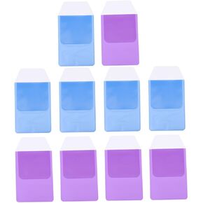 DOITOOL 10pcs Pocket Protector Pencil Pouch for Nurses and Professionals Easy to Clean Organizer for Shirt and Coat Pocket Convenient Carrying for Office Hospital Use