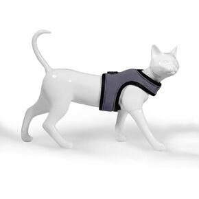 ONE FAST CAT - Cat Harness & Leash Kit - Secure and Comfortable Harness with 6 Ft. Leash Included - Small, Blue