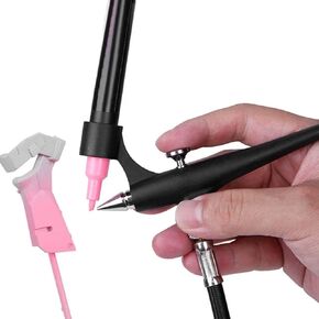 Marker Airbrush, Spray Gun Model Coloring Tools, ABS Painting Air Brush Paint Spraying Tool Accessory for Model Nail Art DIY Colouring