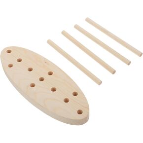 Housoutil 1set Bowknot Maker Tool Double-Sided Wooden Ribbon Bow for Corsages Holiday Wreaths Wrapping Party Decorations